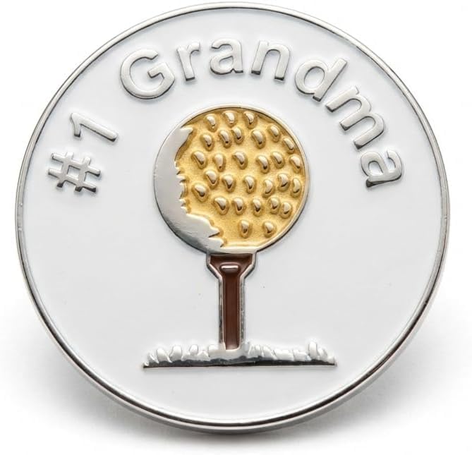 #1 Grandma Golf Ball Marker -Fun and Stylish Golf Markers for Putting Green