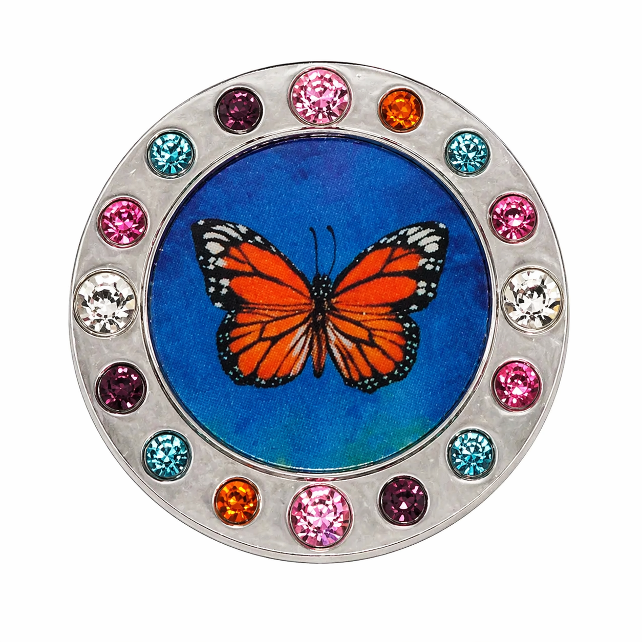Monarch Watercolor Crystal Ball Marker