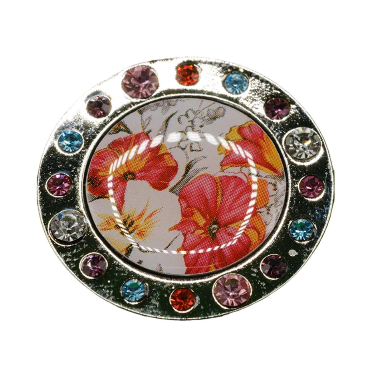 Floral Watercolor Crystal Ball Marker