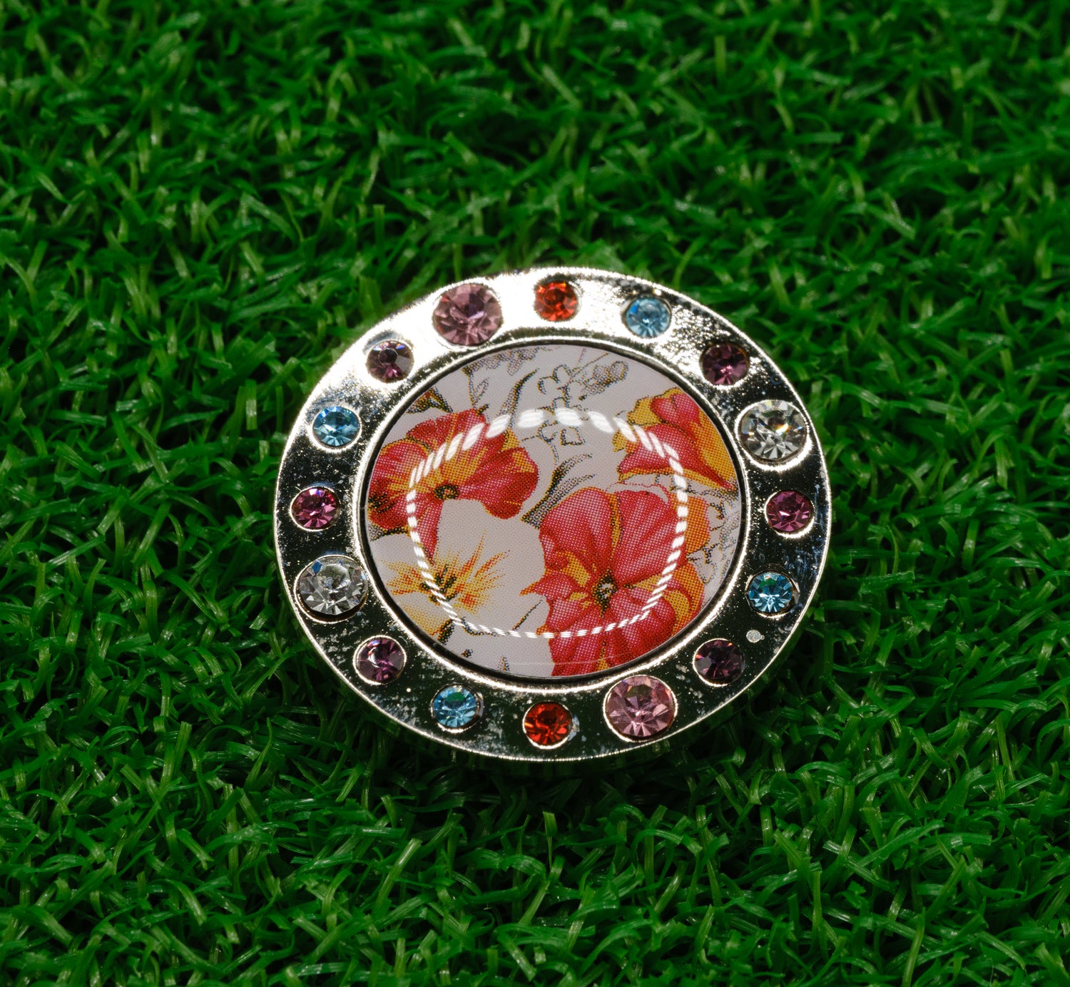 Floral Watercolor Crystal Ball Marker