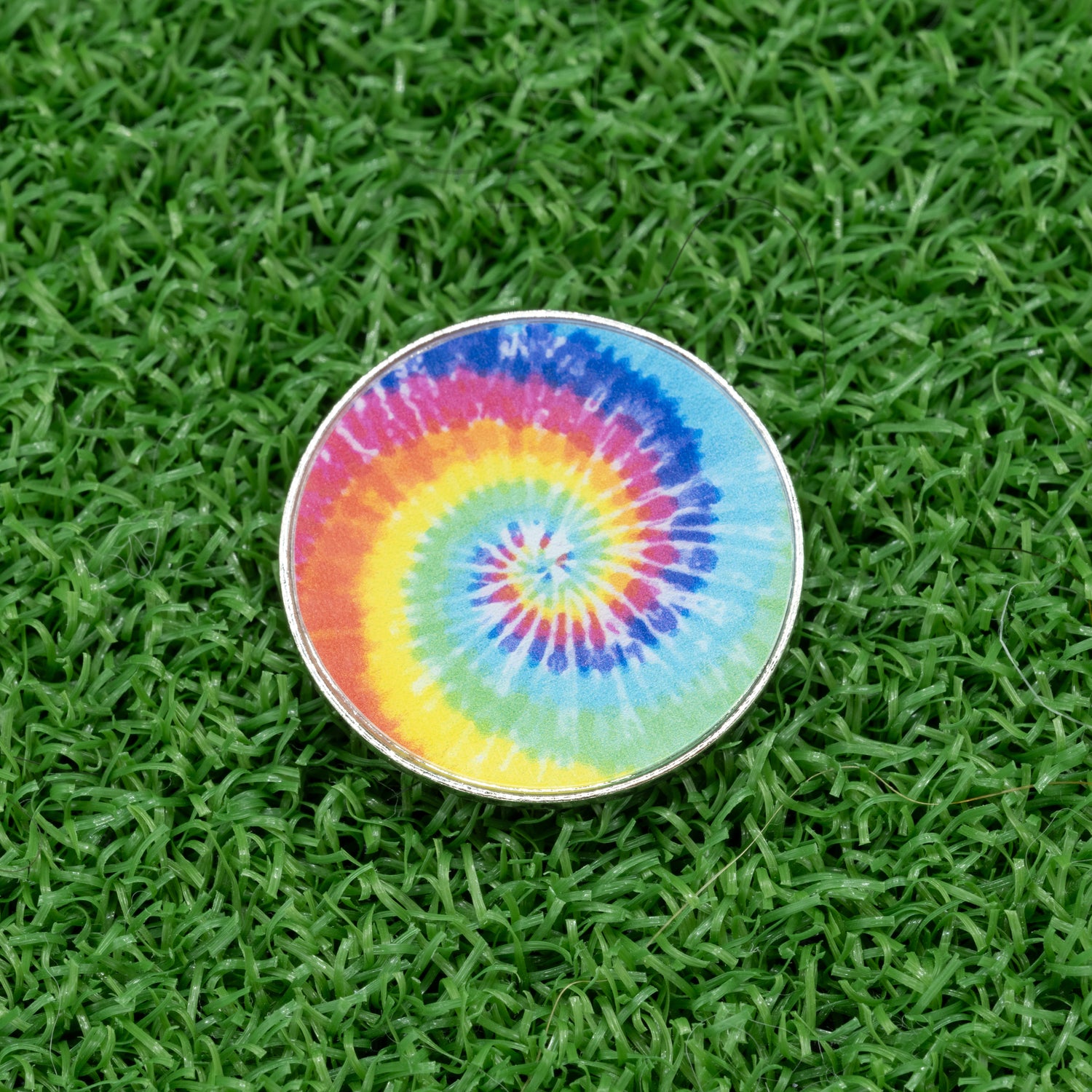 Tie Dye Golf Ball Marker