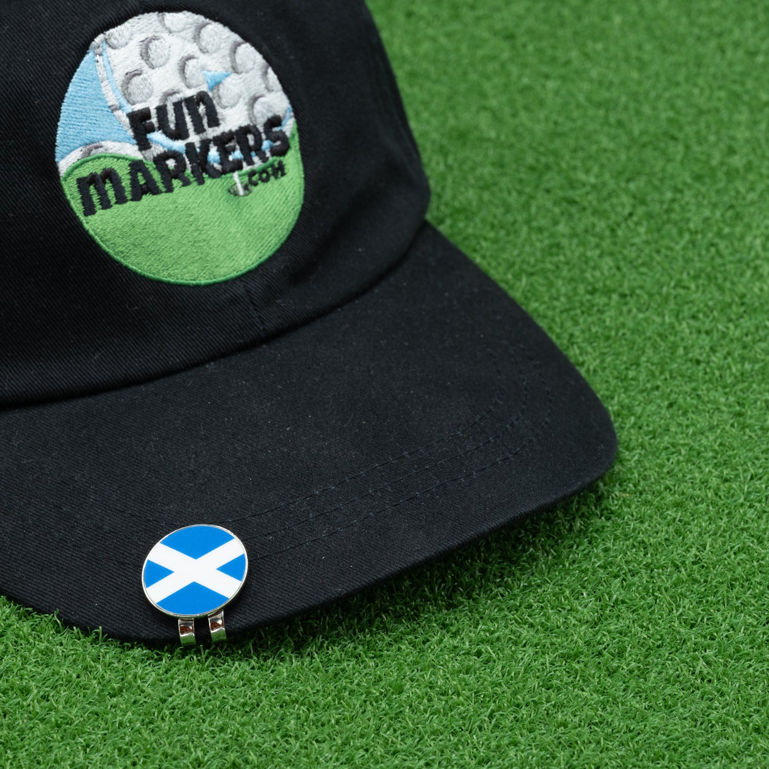 Scotland Flag Golf Ball Marker