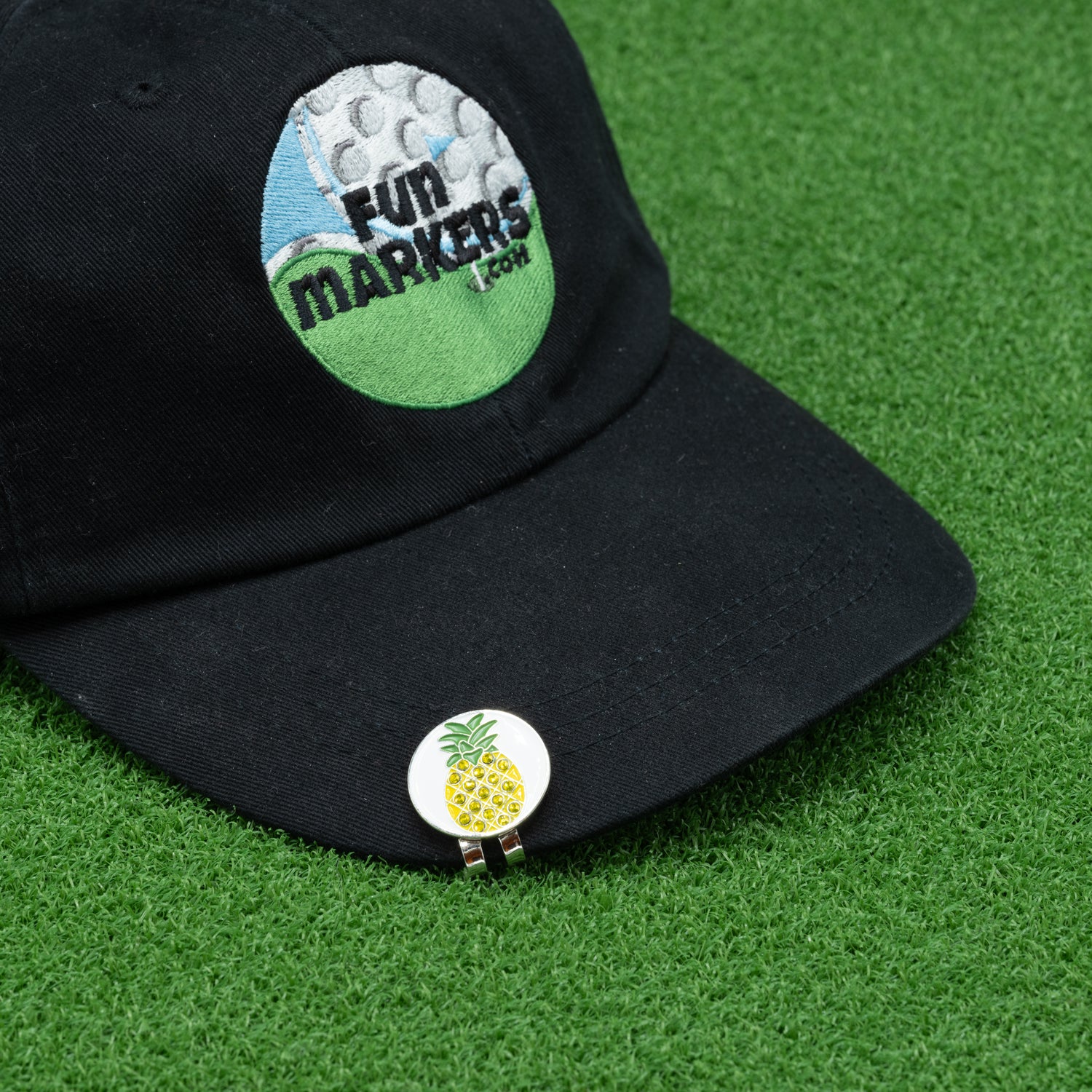 Crystal Pineapple Ball Marker