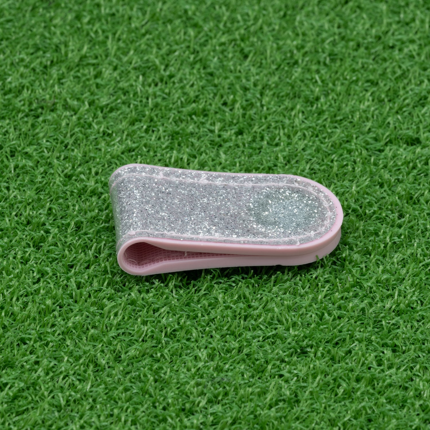 Magnetic Leather Hat Clip-Silver