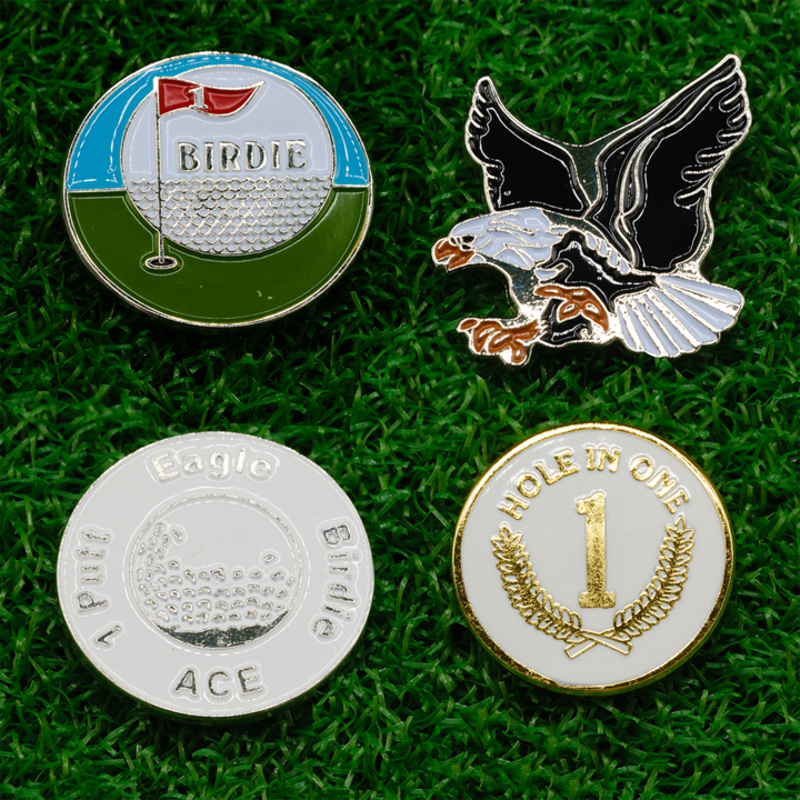 Golf Milestones Ball Marker - Pack of 4