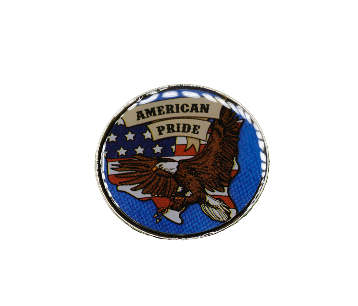 Patriotic 2 Golf Ball Marker - Pack of 4