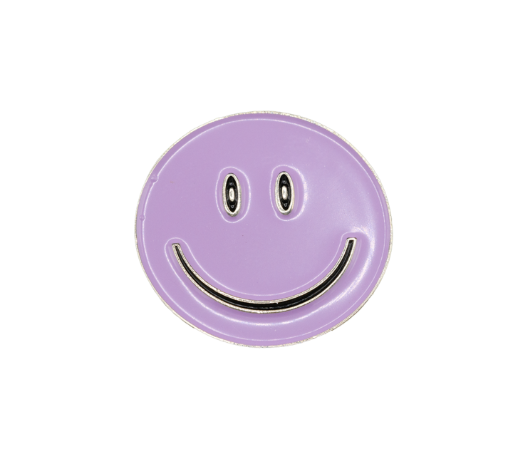 Smiley Face Golf Ball Marker - Pack of 4