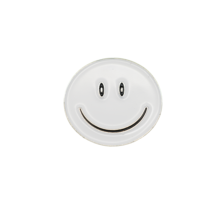 Smiley Face Golf Ball Marker - Pack of 4