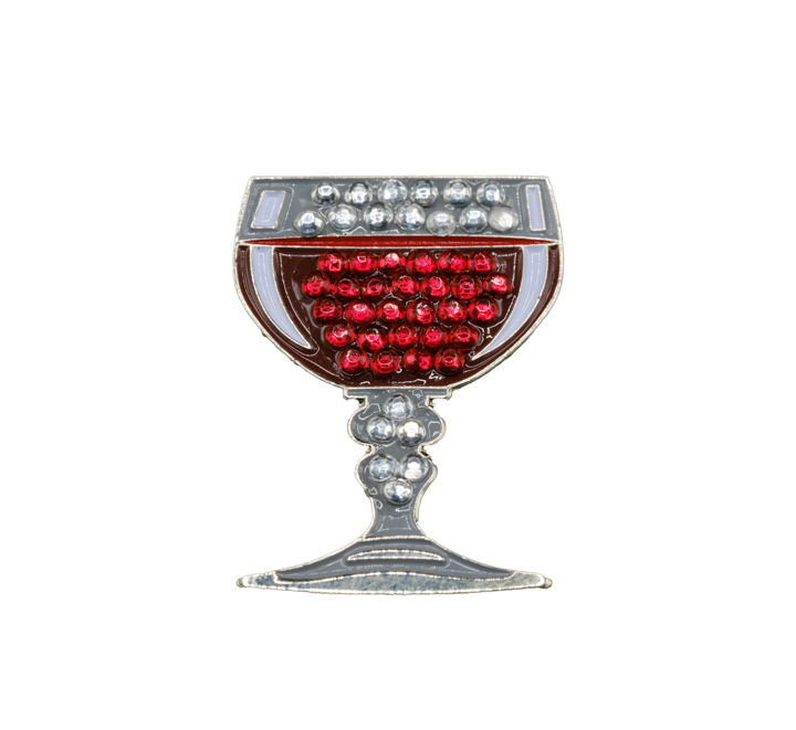Wine Themed Golf Ball Marker - Pack of 5