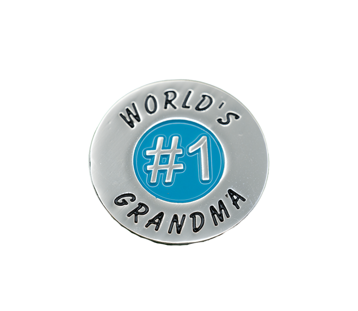 Worlds # 1 Golf Ball Marker - Pack of 4