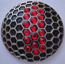 Black Ball w/ Red Crystals Ball Marker product pic