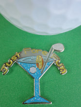 Blue Martini Glass Ball Marker golf ball pic 1