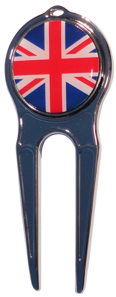 British Flag Ball Marker divot fixer pic 1