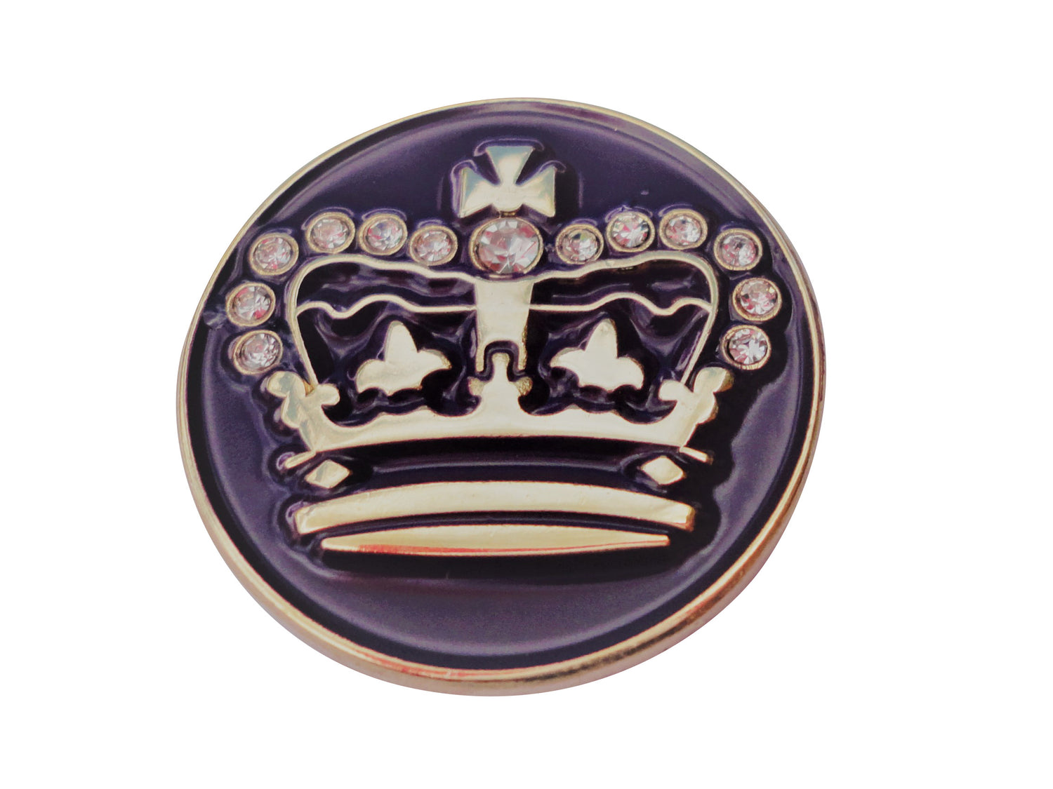 Crown W/Crystals - Gold