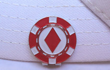 Poker Chip Diamonds Ball Marker hat brim pic 2