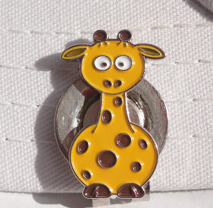 Giraffe Ball Marker hat brim pic