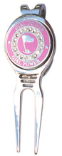 Girl Power w/ Crystals Ball Marker divot fixer pic 1