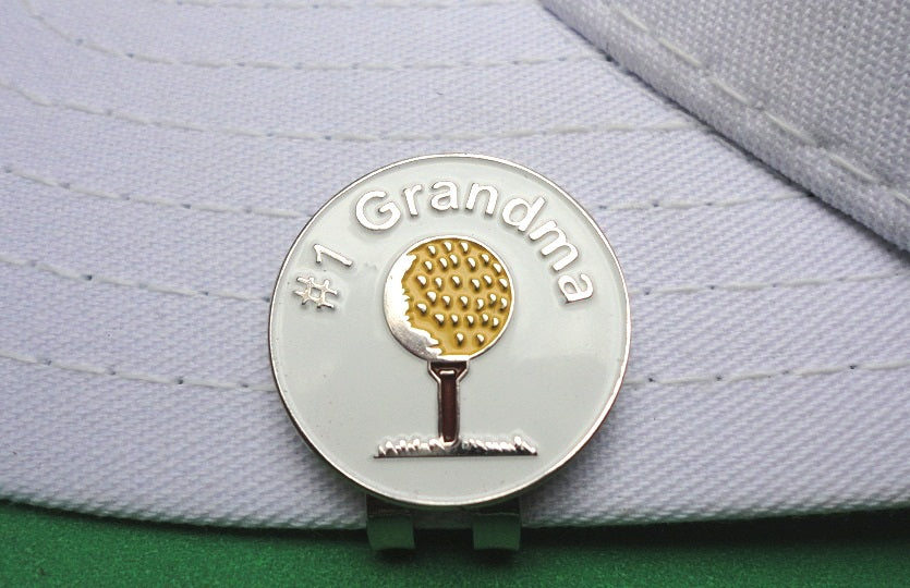 #1 Grandma Ball Marker hat brim pic 1