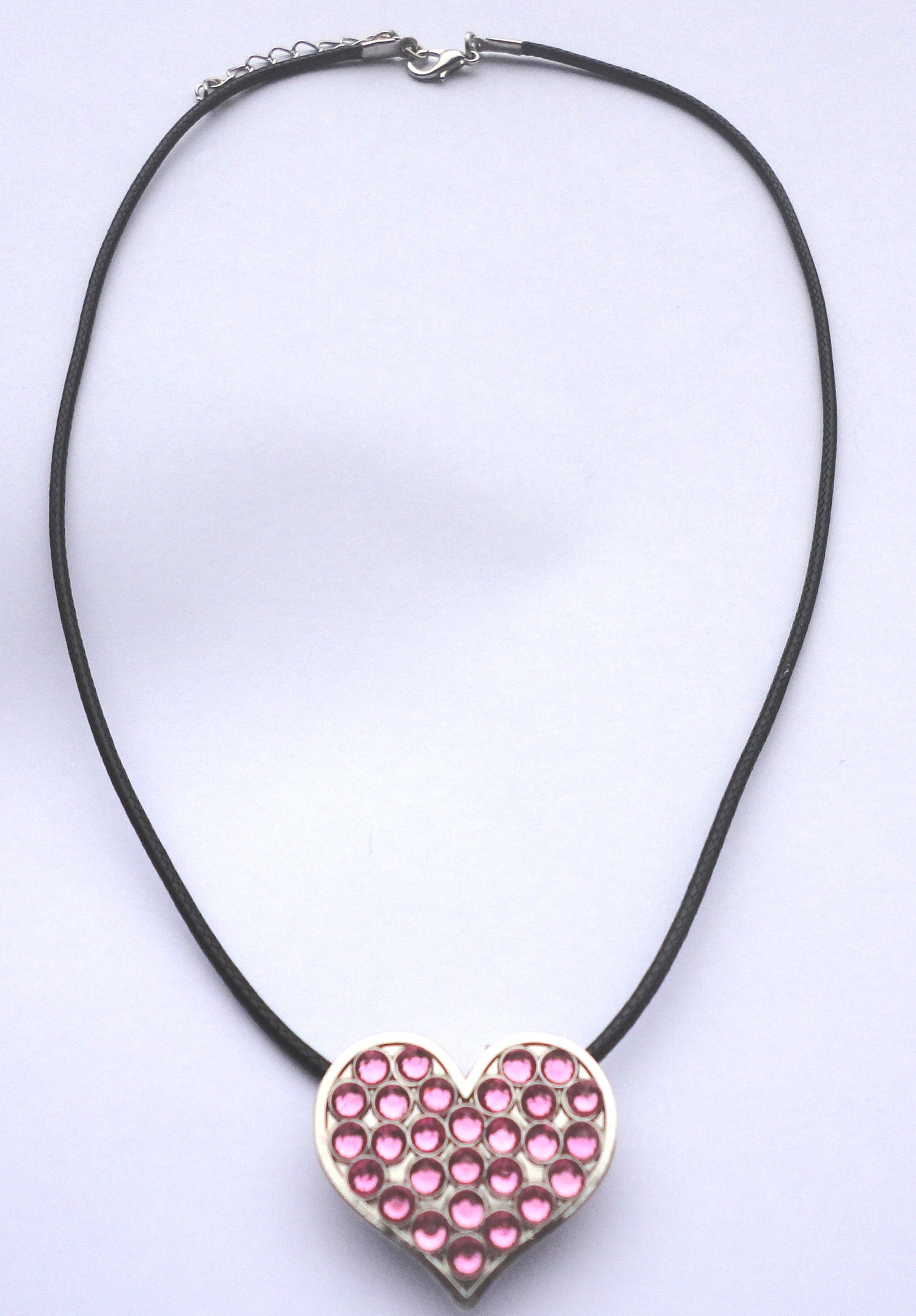 Heart with Pink Crystals