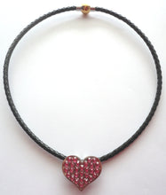 Heart with Pink Crystals