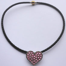 Heart with Pink Crystals