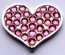 Heart with Pink Crystals