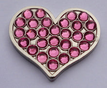 Heart with Pink Crystals