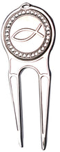 Infinity Fish with Crystals Ball Marker divot fixer pic