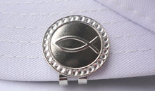 Infinity Fish with Crystals Ball Marker hat brim pic 2