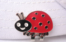 Lady Bug Ball Marker hat brim pic