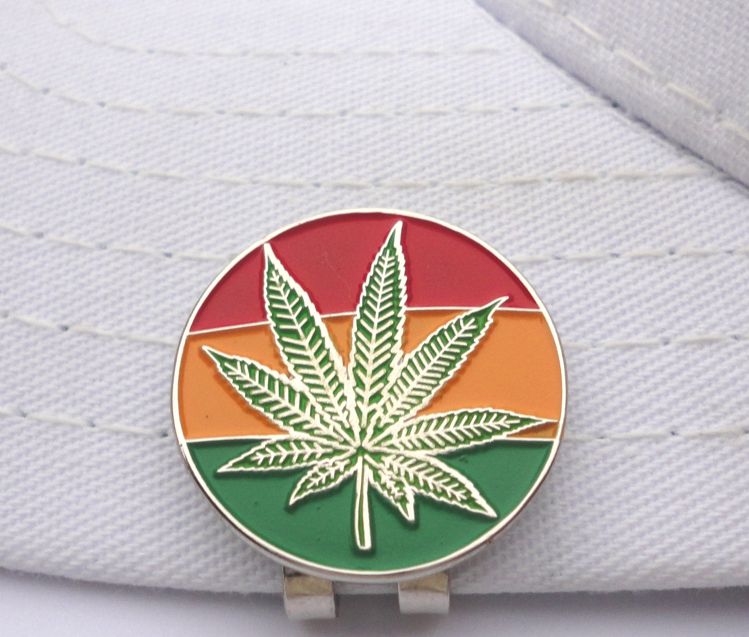 Mary Jane Rasta Ball Marker hat brim pic 2
