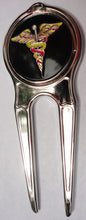 Medical Symbol Ball Marker divot fixer pic