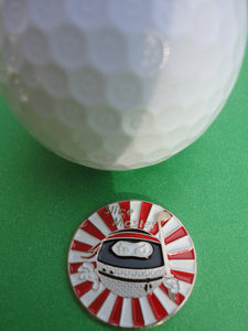 Ninja Ball Marker golf ball pic