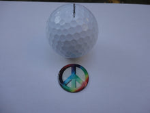 Peace Sign Ball Marker golf ball pic