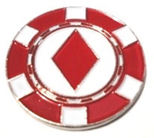 Poker Chip Diamonds Ball Marker main pic