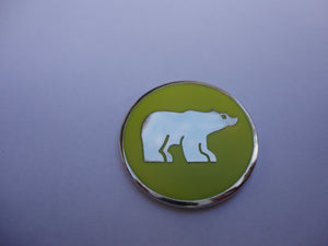 Polar Bear with Yellow Background Ball Marker product pic 1