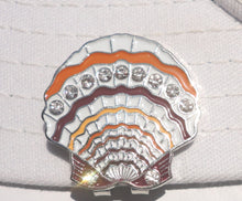 Sea Shell Ball Marker hat brim pic 2