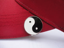 Black & White Yin Yang Ball Marker hat brim pic