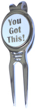 You Got This Silver Ball Marker divot fixer 5