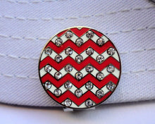 Zig Zag Ball Marker hat brim pic 2