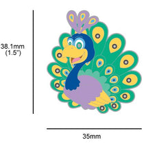 Peacock Golf Ball Marker with Magnetic Hat Clip