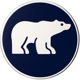 Polar Bear w/Blue Background Ball Marker- Premium Golf Ball Marker for Putting Green | Colored Golf Ball Marker for Men & Women – Ballmarker Golf Gift for Alignment & Style, 1" Wide (4)