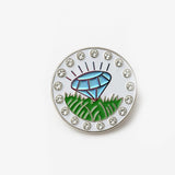 Crystals Golf Ball Marker -Premium Quality Diamond In The Rough Ball Marker