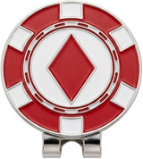 Diamond Poker Chip Golf Ball Marker – Premium Ball Marker for Putting Green