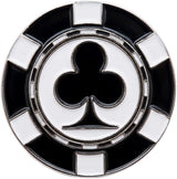 Poker Chip Clubs Golf Ball Marker - Premium Ball Marker for Putting Green