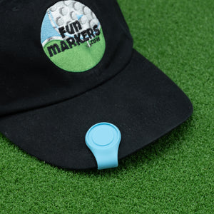 Turquoise Magnetic Silicone Hat Clip