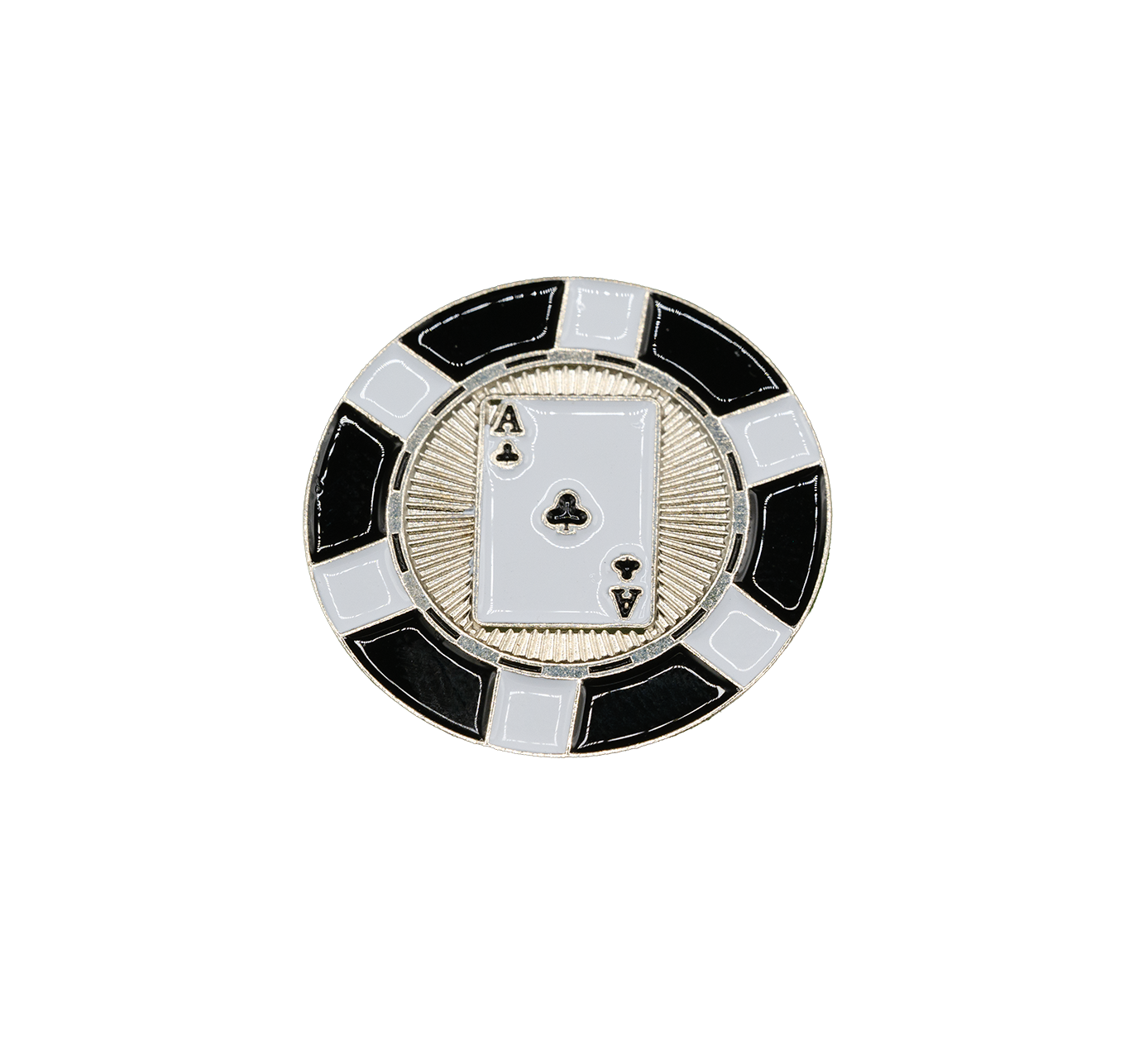 Ace Of Poker Chip Golf Ball Marker - Pack of 4