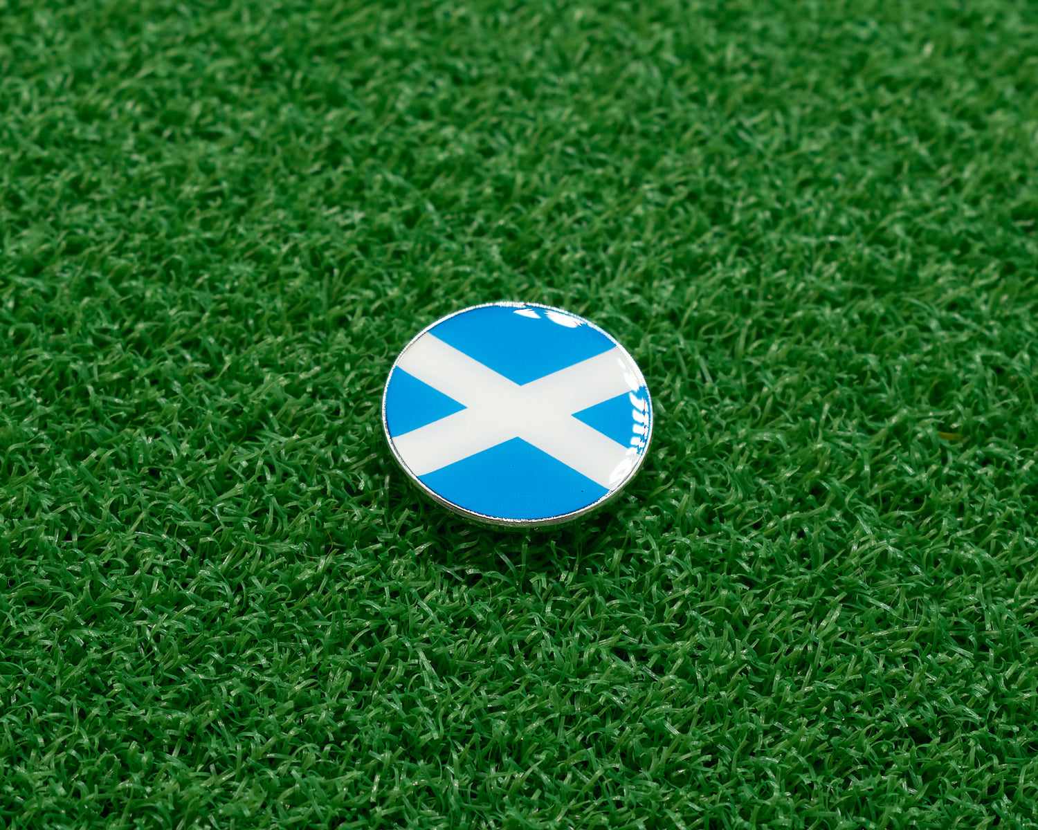 Scotland Flag Golf Ball Marker