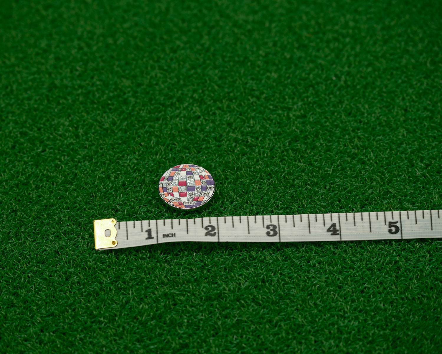 Crystal Mosaic Golf Ball Marker