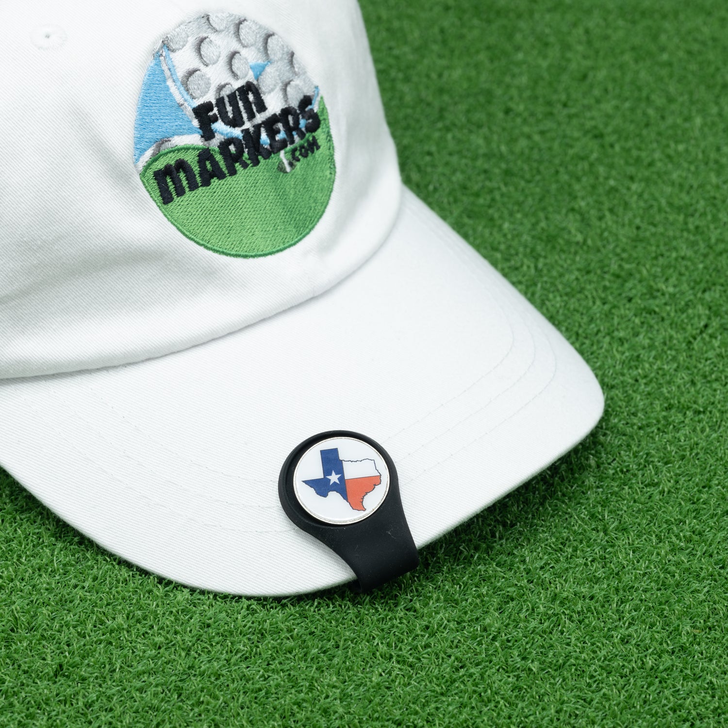 Silicone Magnetic Hat Clip- Black